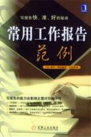 常用工作报告范例