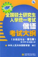 俄语考试大纲(非俄语专业第七版)全国硕士研究生入学统一考试